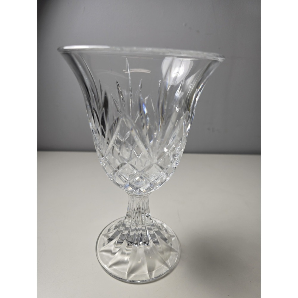 Godinger Lexington 7 1/2" Lead Crystal Hurricane Lamp Vase‎ Crystal